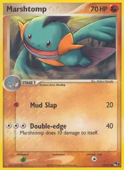 Marshtomp 15/17 POP Series 3 Pokémon card