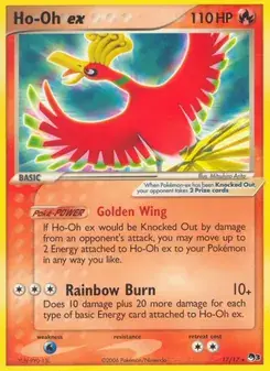 Ho-Oh ex 17/17 POP Series 3 Pokémon card