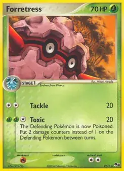 Forretress 9/17 POP Series 3 Pokémon card