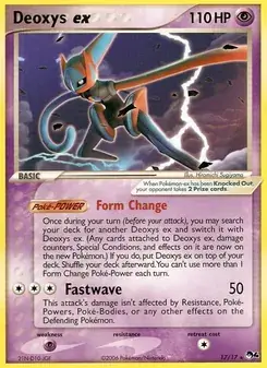 Deoxys ex 17/17 POP Series 4 Pokémon card