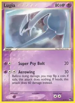 Lugia 2/17 POP Series 5 Pokémon card