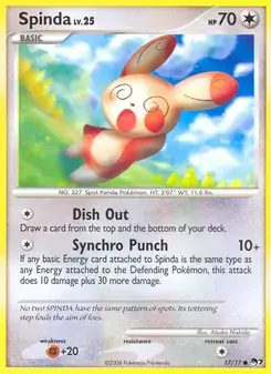 Spinda 17/17 POP Series 7 Pokémon card