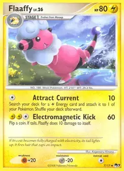 Flaaffy 7/17 POP Series 7 Pokémon card