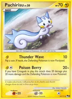 Pachirisu 10/17 POP Series 9 Pokémon card