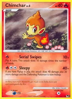 Chimchar 13/17 POP Series 9 Pokémon card