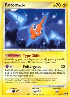 Rotom 5/17 POP Series 9 Pokémon card