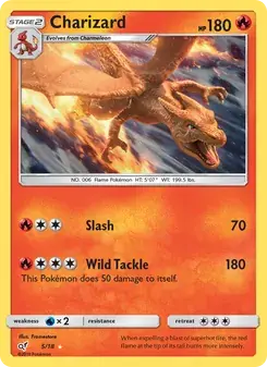 Charizard 5/18 Detective Pikachu Pokémon card