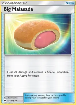 Big Malasada 114/149 Sun & Moon Pokémon card
