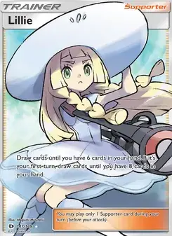 Lillie 147/149 Sun & Moon Pokémon card