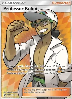 Professor Kukui 148/149 Sun & Moon Pokémon card