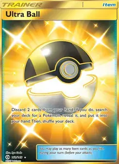 Ultra Ball 161/149 Sun & Moon Pokémon card