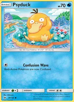 Psyduck 28/149 Sun & Moon Pokémon card