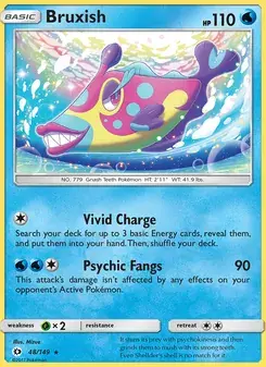 Bruxish 48/149 Sun & Moon Pokémon card