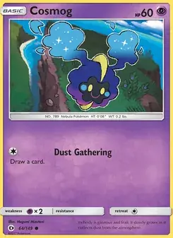 Cosmog 64/149 Sun & Moon Pokémon card