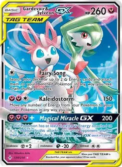 Gardevoir & Sylveon GX 130/214 Unbroken Bonds Pokémon card