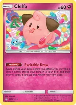 Cleffa 131/214 Unbroken Bonds Pokémon card