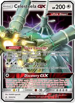 Celesteela GX 163/214 Unbroken Bonds Pokémon card