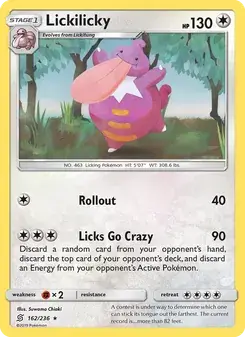 Lickilicky 162/236 Unified Minds Pokémon card