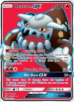 Heatran GX 216/236 Unified Minds Pokémon card
