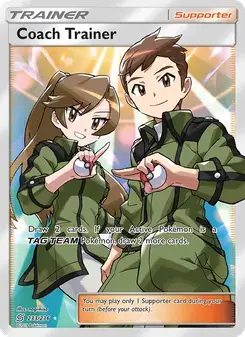 Coach Trainer 233/236 Unified Minds Pokémon card