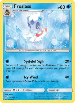 Froslass 38/236 Unified Minds Pokémon card