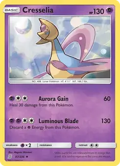 Cresselia 87/236 Unified Minds Pokémon card