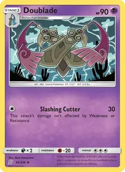 Doublade 94/236 Unified Minds Pokémon card