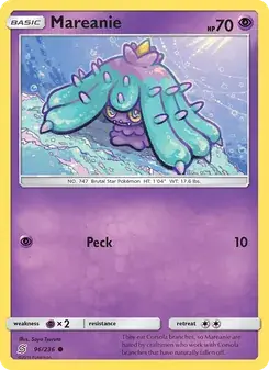 Mareanie 96/236 Unified Minds Pokémon card