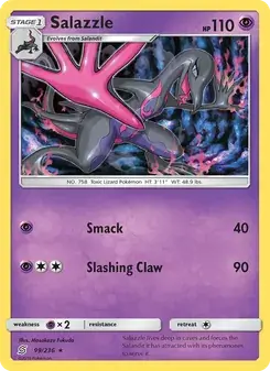 Salazzle 99/236 Unified Minds Pokémon card