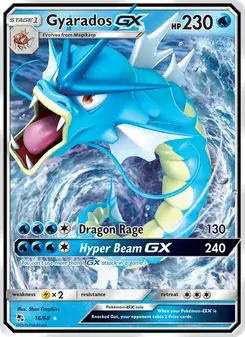 Gyarados GX 16/68 Hidden Fates Pokémon card