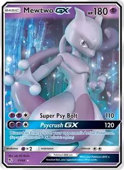 Mewtwo GX 31/68 Hidden Fates Pokémon card