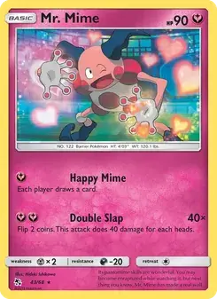 Mr. Mime 43/68 Hidden Fates Pokémon card