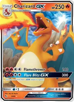 Charizard GX 9/68 Hidden Fates Pokémon card