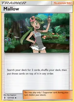 Mallow 127/145 Guardians Rising Pokémon card