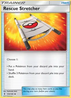 Rescue Stretcher 130/145 Guardians Rising Pokémon card