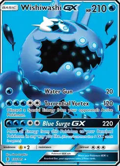 Wishiwashi GX 133/145 Guardians Rising Pokémon card