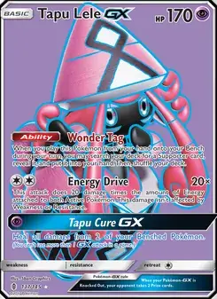 Tapu Lele GX 137/145 Guardians Rising Pokémon card