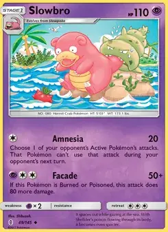 Slowbro 49/145 Guardians Rising Pokémon card