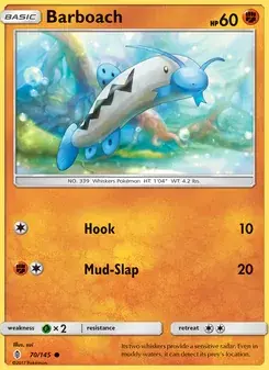 Barboach 70/145 Guardians Rising Pokémon card
