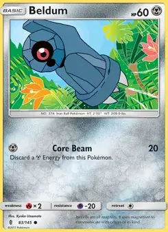 Beldum 83/145 Guardians Rising Pokémon card