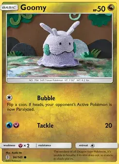 Goomy 94/145 Guardians Rising Pokémon card