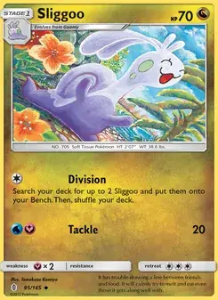 Sliggoo 95/145 Guardians Rising Pokémon card