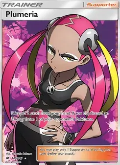Plumeria 145/147 Burning Shadows Pokémon card