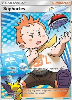 Sophocles 146/147 Burning Shadows Pokémon card