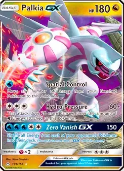 Palkia GX 101/156 Ultra Prism Pokémon card