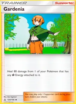 Gardenia 124/156 Ultra Prism Pokémon card