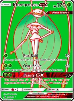 Pheromosa GX 140/156 Ultra Prism Pokémon card