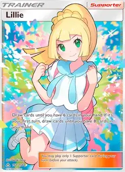 Lillie 151/156 Ultra Prism Pokémon card