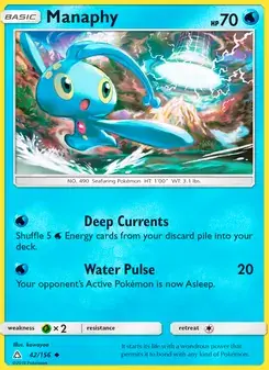 Manaphy 42/156 Ultra Prism Pokémon card