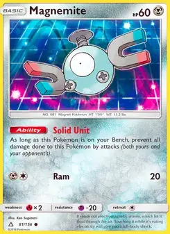 Magnemite 81/156 Ultra Prism Pokémon card